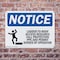 Signmission Ladder To Roof Access Requires OSHA Notice Sign, Plastic, 10in W x 7in L, 2PK OS-2PACK-NS-P-710-L-13950 - alternate 8